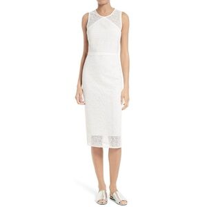 Diane von Furstenberg Chain & Twig Lace Sheath Dress Size 2